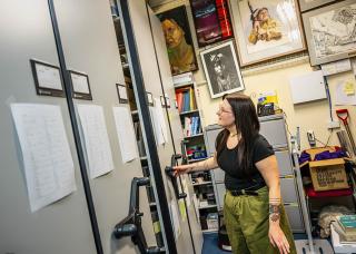 Acting Head Librarian, Kayla Lar-Son