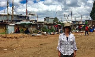 A picture of Colleen Poeta in Kenya