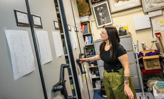 Acting Head Librarian, Kayla Lar-Son