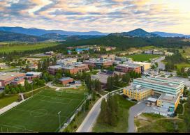 Aerial view of UBC Okanagan