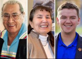 Elder Albert Marshall, Dr. Jeannette Armstrong, Aaron Prosper