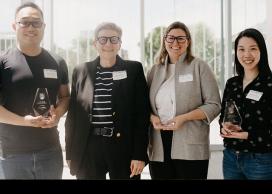 David Van, Dr. Susan E. Parker, Candice Bjur, Kristen Wong