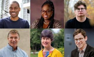 Top: Oral Robinson, Oludolapo Makinde, Dallas Hunt; Bottom: Rick Hansen, Heather Campbell, Carey Doberstein