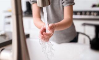 Washing hands