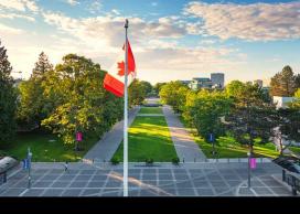 Flag pole at UBC Vancouver