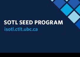 Scholarship of Teaching and Learning Seed Program
