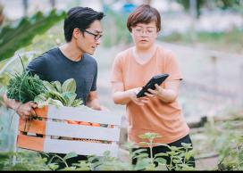 Farmers in Shaanxi, China