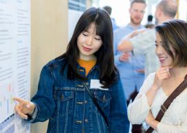 Staff member looking at 2023/24 Teaching and Learning Enhancement Fund Projects