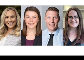 Drs. Mackenzie Moleski, Joanna Ritson, P.J. Retief and Alaina Terpstra